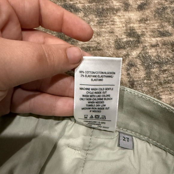 Joe's Jeans Mini Cargo Skirt in green size 27 - Picture 8 of 9